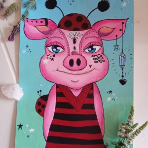 Power Animal Print : Lieveheersbeestje-Varken